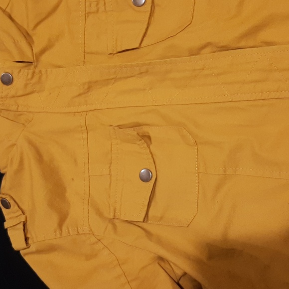 Mustard lightweight coat with hood - Picture 6 of 13